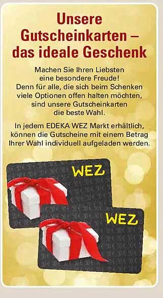 Gutscheinkarten – das ideale Geschenk