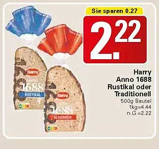 Harry Anno 1688 Rustikal oder Traditionell 500g