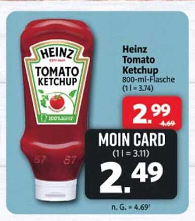 Heinz Tomato Ketchup 800-ml-Flasche