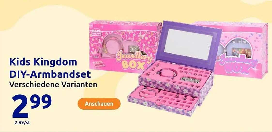 Kids Kingdom DIY-Armbandset - Verschiedene Varianten