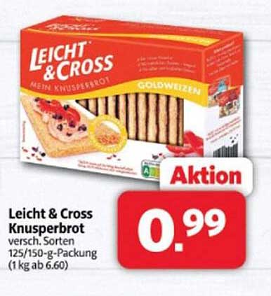 Leicht & Cross Knusperbrot (versch. Sorten 125/150-g-Packung)