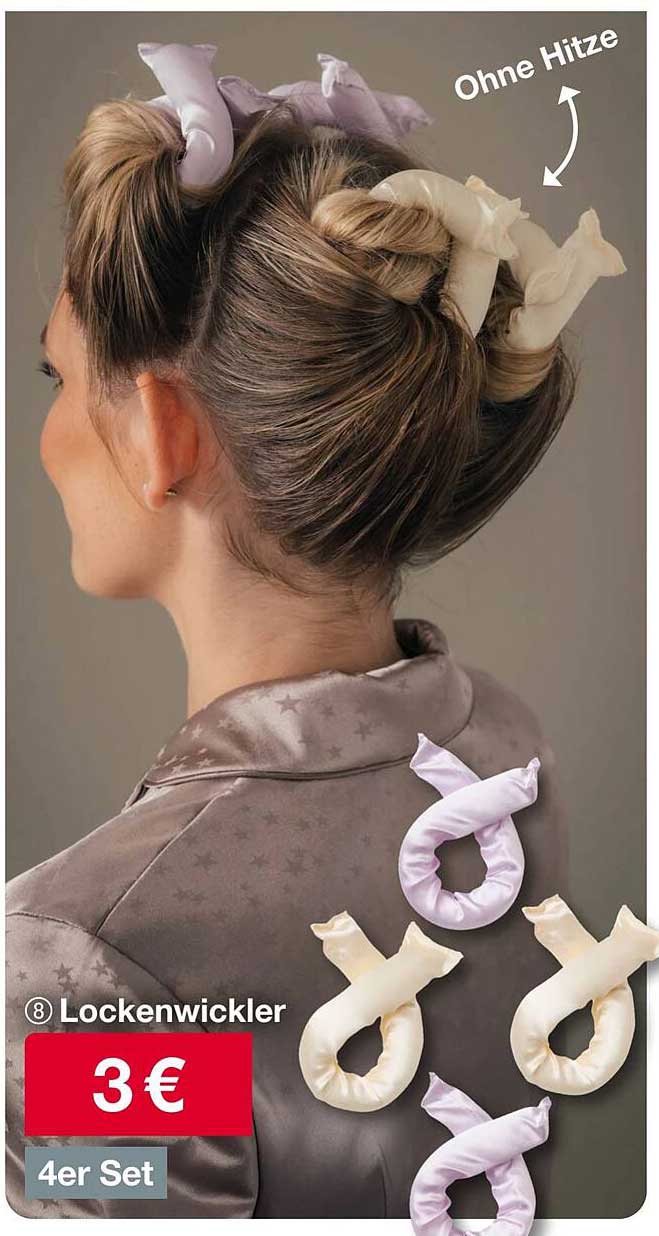 Lockenwickler 4er Set - jetzt nur 3 €