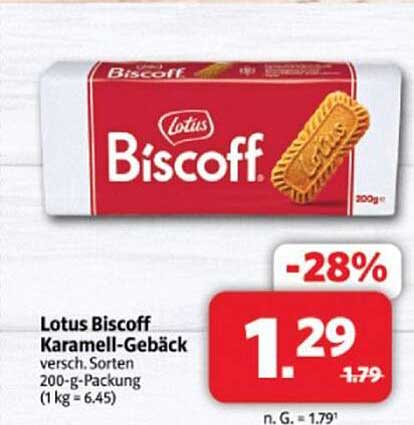 Lotus Biscoff Karamell-Gebäck, versch. Sorten 200-g-Packung