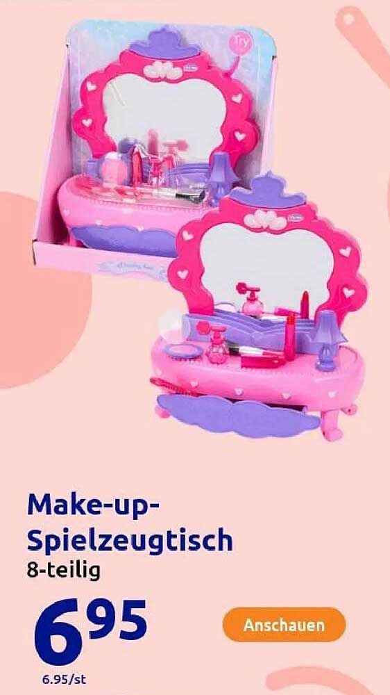 Make-up-Spielzeugtisch 8-teilig