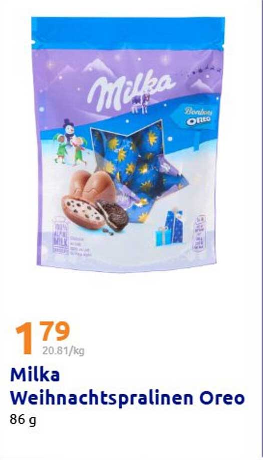 Milka Weihnachtspralinen Oreo 86 g