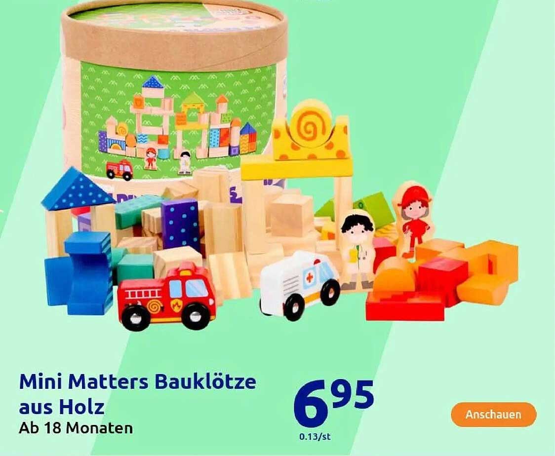 Mini Matters Bauklötze aus Holz