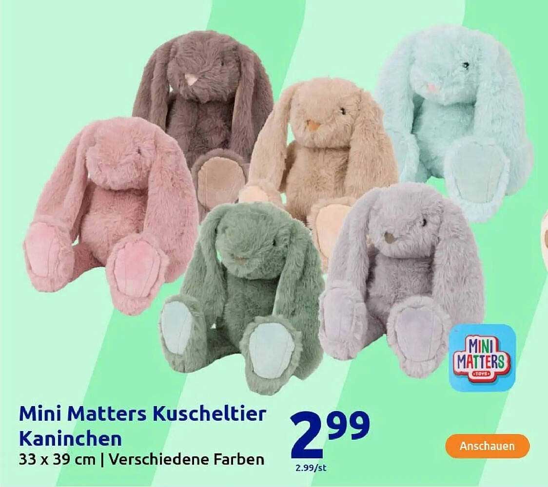 Mini Matters Kuscheltier Kaninchen
