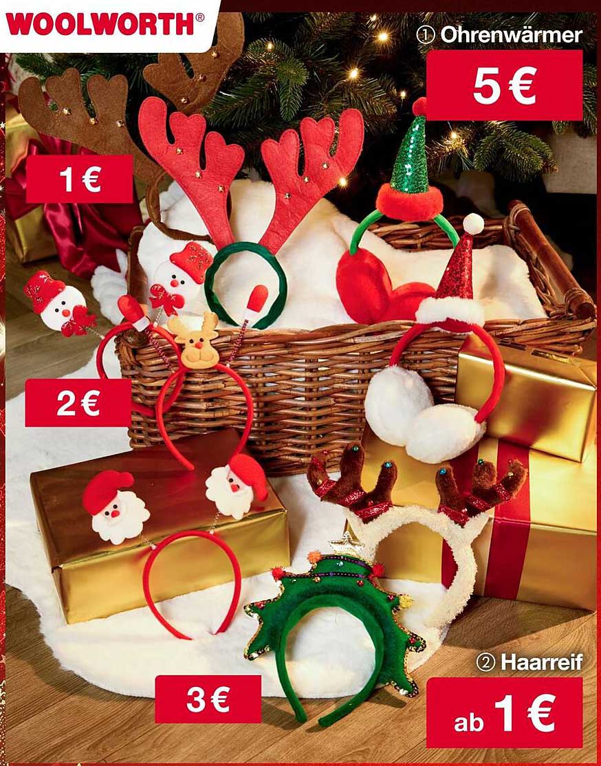 Ohrenwärmer und Haarreifen für die festliche Saison