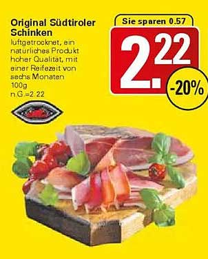 Original Südtiroler Schinken