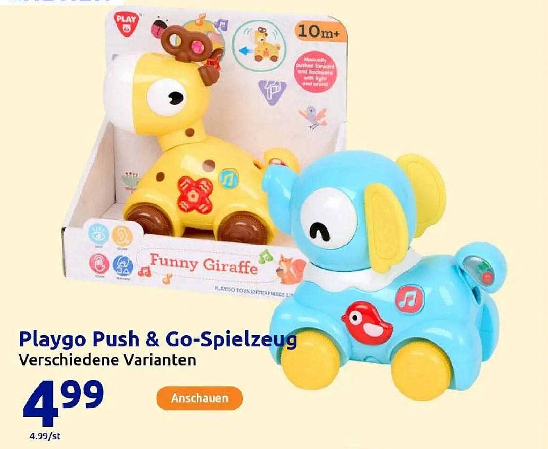 Playgo Push & Go-Spielzeug - Verschiedene Varianten