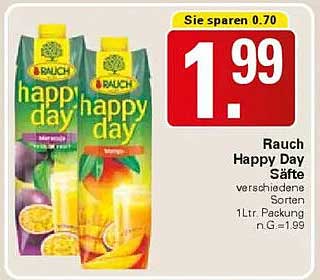 Rauch Happy Day Säfte verschiedene Sorten 1L-Packung