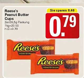 Reese's Peanut Butter Cups 2er Packung