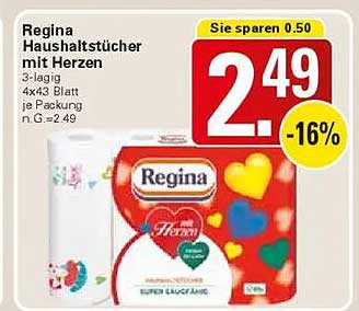 Regina Haushaltstücher mit Herzen