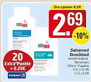 Sebamed Duschbad verschiedene Varianten 200ml