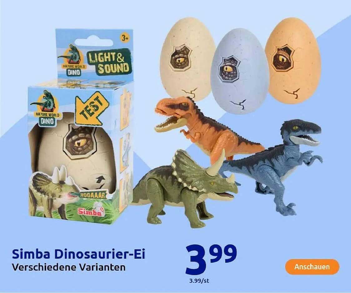 Simba Dinosaurier-Ei - Verschiedene Varianten