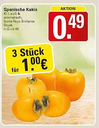 Spanische Kakis - süß & aromatisch, Sorte Roja Brillante