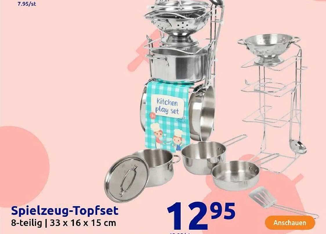 Spielzeug-Topfset 8-teilig