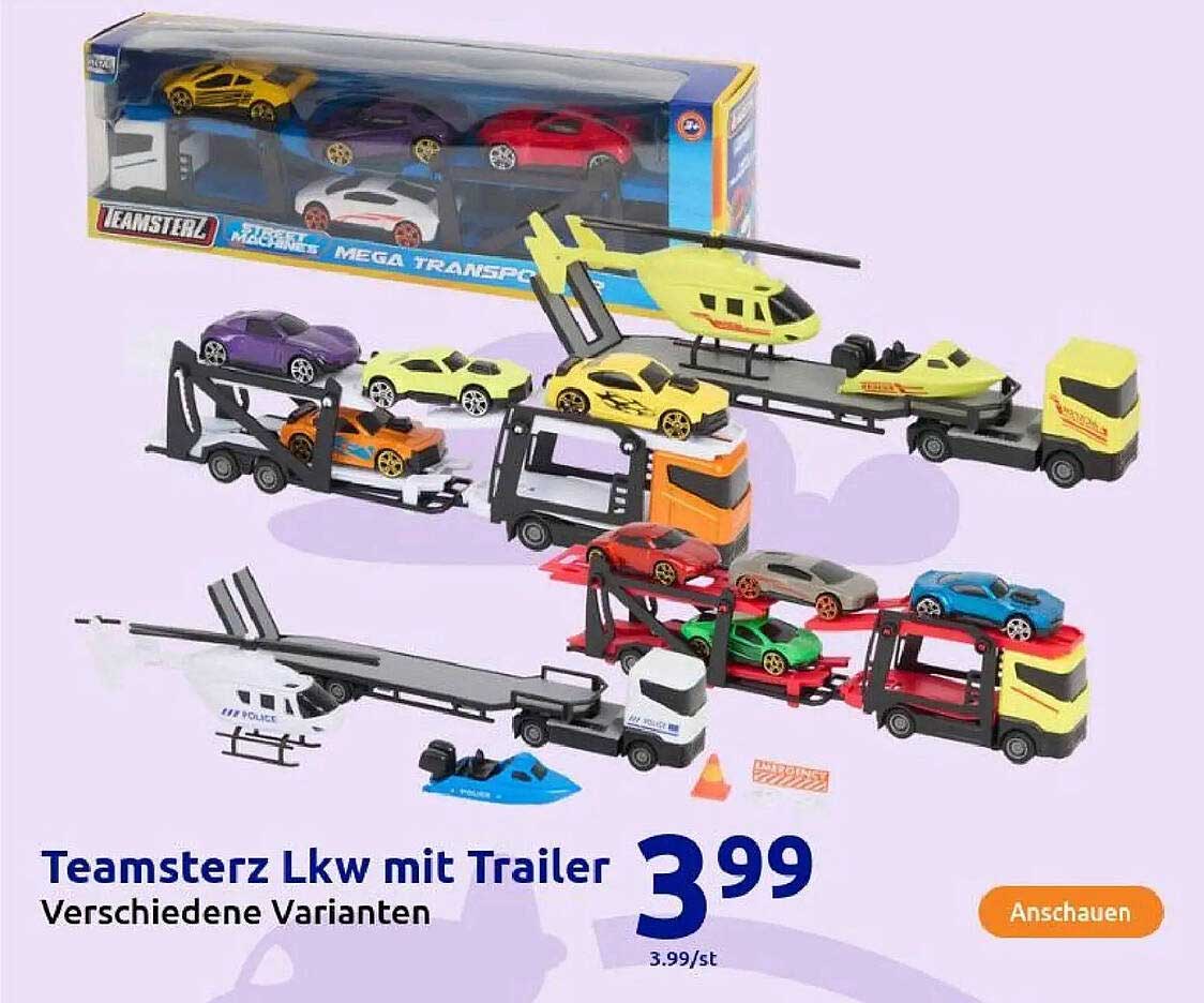 Teamsterz Lkw mit Trailer - Verschiedene Varianten