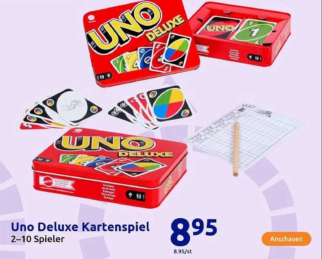 Uno Deluxe Kartenspiel