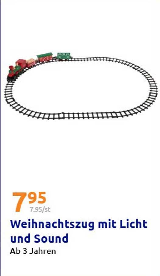 Weihnachtszug mit Licht und Sound