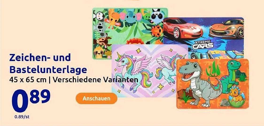 Zeichen- und Bastelunterlage 45 x 65 cm | Verschiedene Varianten