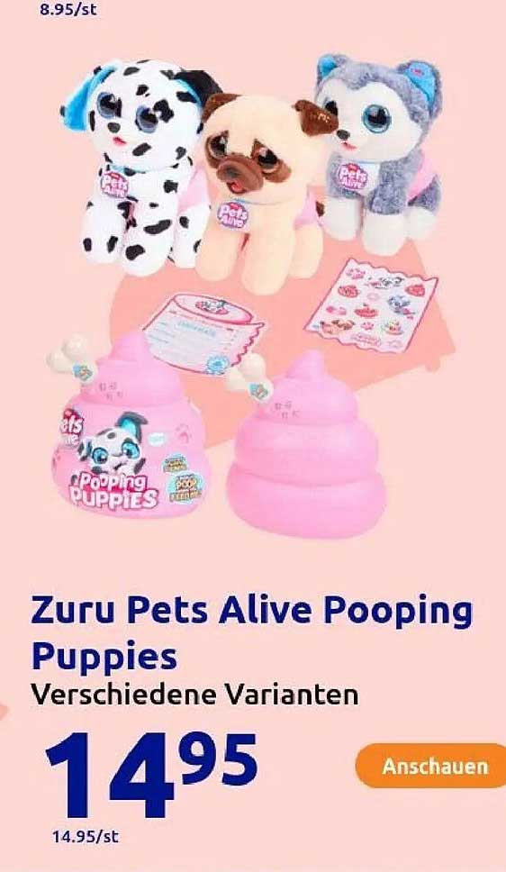 Zuru Pets Alive Pooping Puppies - Verschiedene Varianten