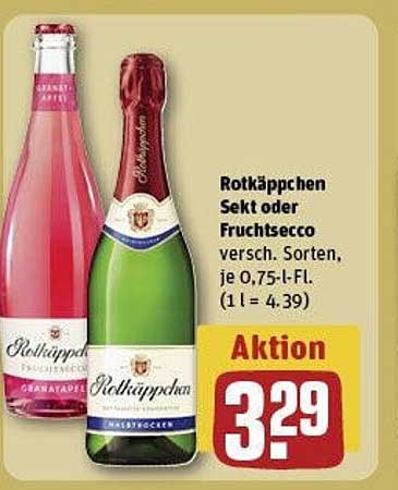 Rotkäppchen Sekt oder Fruchtsecco