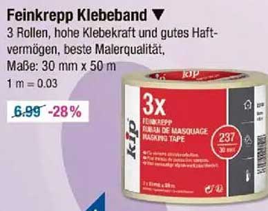 Feinkrepp Klebeband