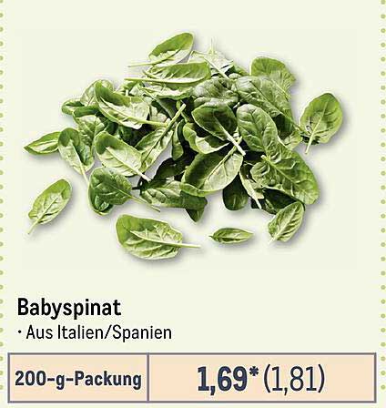 Babyspeinat - Aus Italien/Spanien