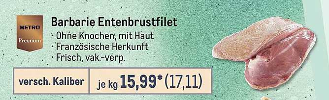 Barbarie Entenbrustfilet