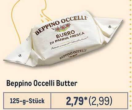 Beppino Occelli Butter 125-g-Stück