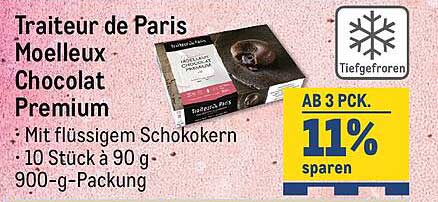 Traiteur de Paris Moelleux Chocolat Premium
