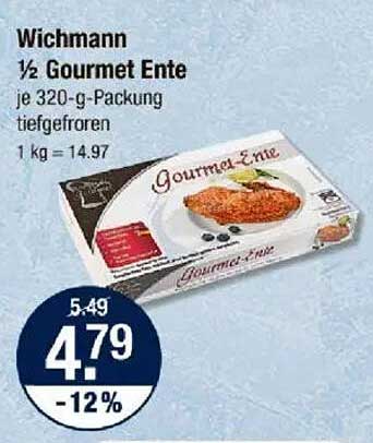 Wichmann ½ Gourmet Ente - Tiefgefroren, 320 g-Packung