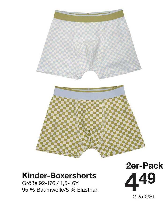 Kinder-Boxershorts
