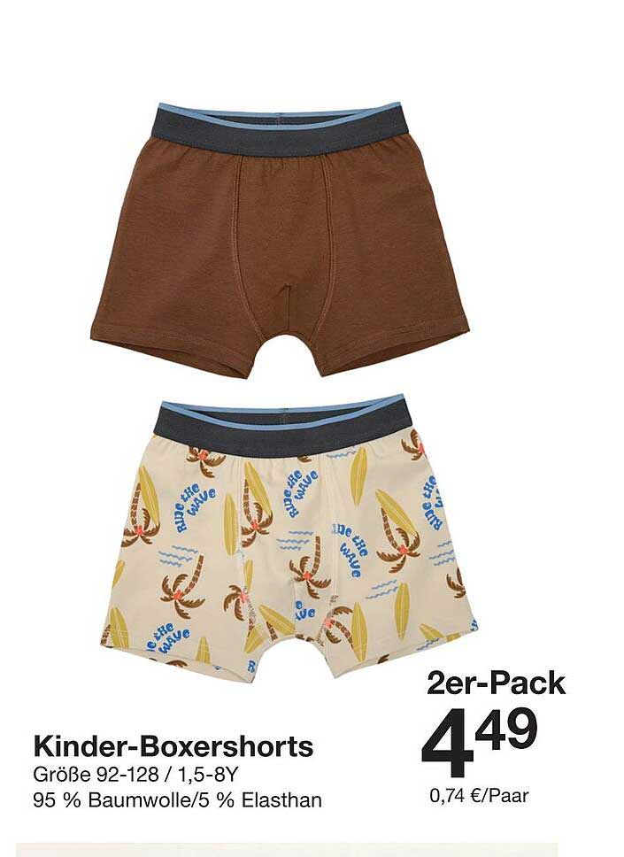 Kinder-Boxershorts