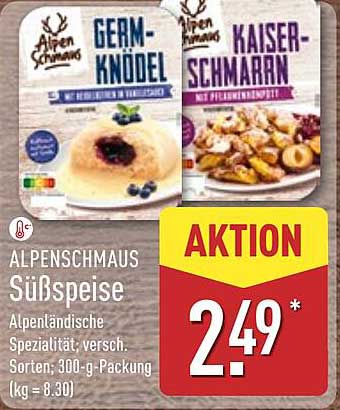 ALPENSCHMAUS Süßspeise – Germknödel und Kaiserschmarrn