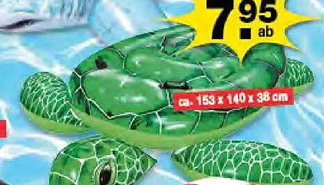 Angebot: Aufblasbare Schildkröte für den Sommer