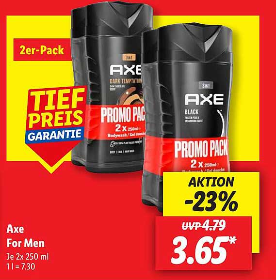 AXE Bodywash 2er-Pack – Dark Temptation & Black