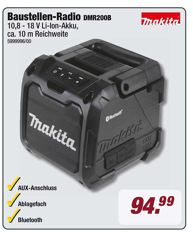 Baustellen-Radio DMR200B von Makita