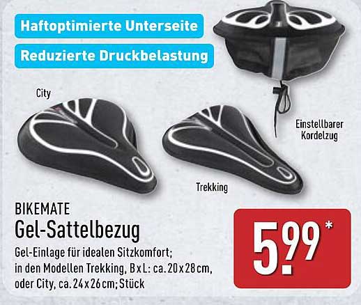 BIKEMATE Gel-Sattelbezug