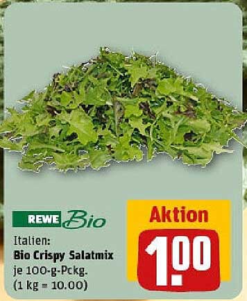 Bio Crispy Salatmix je 100-g-Pckg.