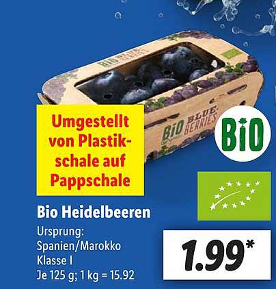 Bio Heidelbeeren
