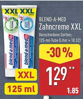BLEND-A-MED Zahncreme XXL 125 ml - Verschiedene Sorten