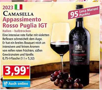 Camasella Appassimento Rosso Puglia IGT