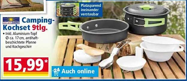 Camping-Kochset 9tlg.