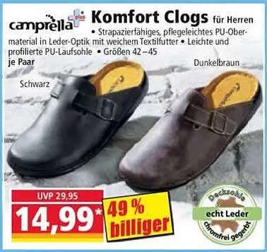 campirella Komfort Clogs für Herren