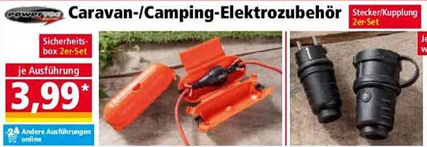 Caravan-/Camping-Elektrozubehör Sicherheitsbox 2er-Set