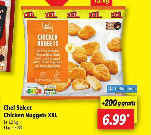 Chef Select Chicken Nuggets XXL