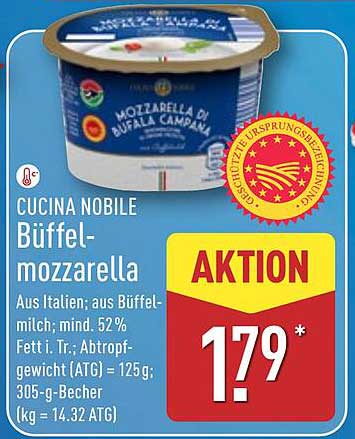 CUCINA NOBILE Büffelmozzarella