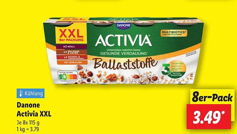 Danone Activia XXL - 8er Packung
